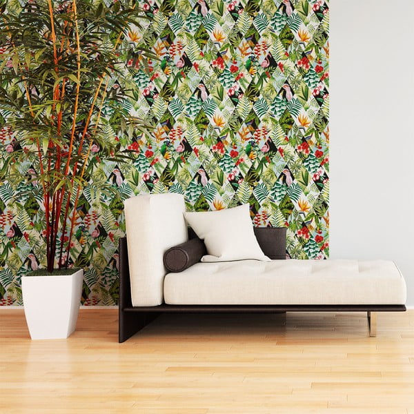 Ścienna naklejka dekoracyjna Ambiance Jungle, 60x60 cm