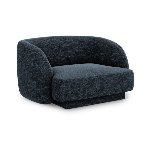 Ciemnoniebieski fotel Miley – Micadoni Home-image-3