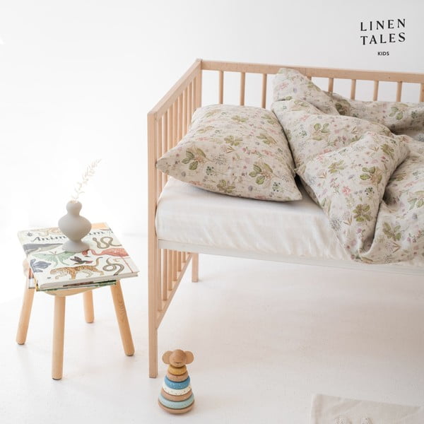 Lniana pościel dziecięca jednoosobowa 140x200 cm – Linen Tales-image-2
