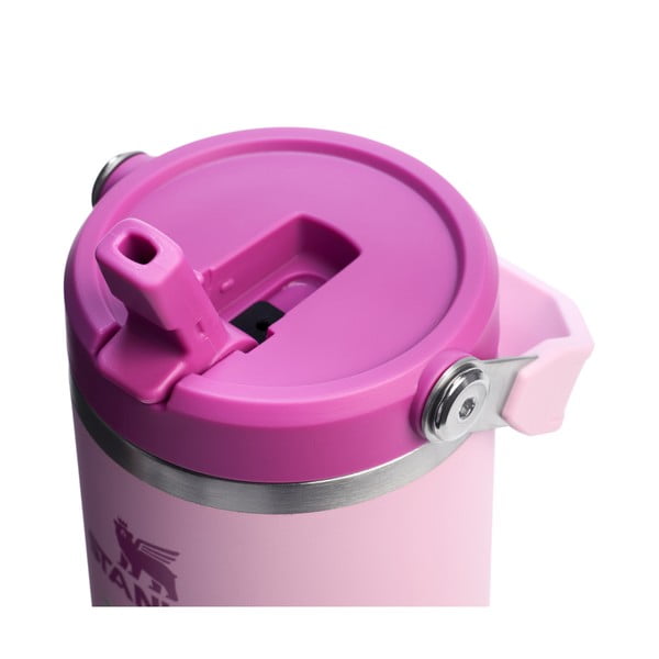 Różowy termos ze stali nierdzewnej 890 ml IceFlow™ Flip Straw 2.0 Tumbler Cherry Blossom – Stanley-image-3