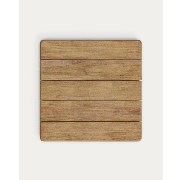 Ogrodowy stolik barowy z blatem z drewna akacjowego 80x80 cm Esilda – Kave Home-image-3