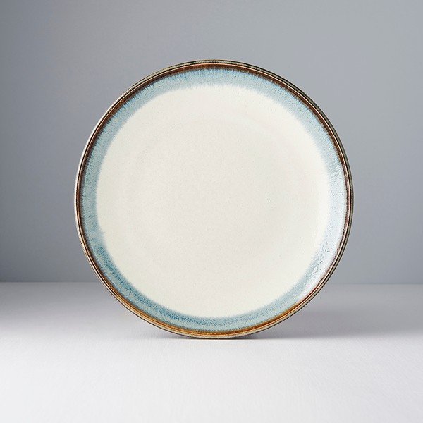 Biały talerz ceramiczny MIJ Aurora, ø 25 cm-image-3