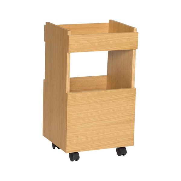 Barek na kółkach w dekorze dębu 35x40 cm Forma – Hübsch