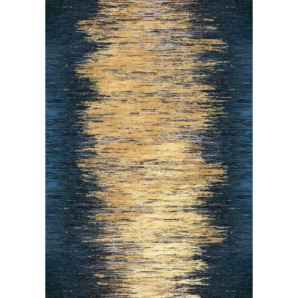 Żółty/ciemnoniebieski dywan odpowiedni do prania 120x180 cm Goldie – Vitaus