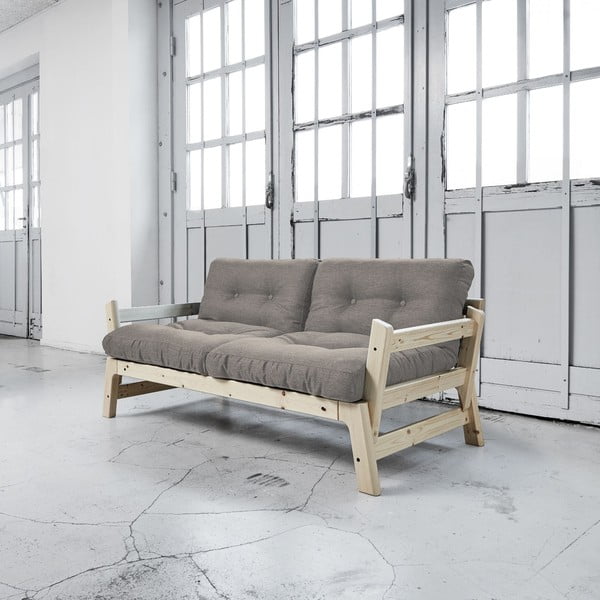 Sofa rozkładana Karup Step Natural/Granite Grey