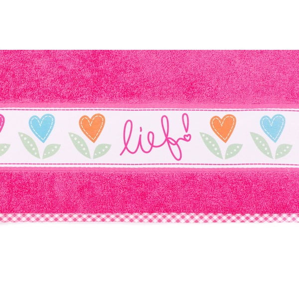 Różowy ręcznik Tiseco Home Studio, 70x130 cm-image-2