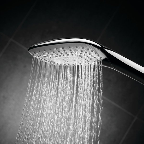 Plastikowa słuchawka prysznicowa w kolorze srebra z połyskiem IdealRain Evo Jet – Ideal Standard-image-3