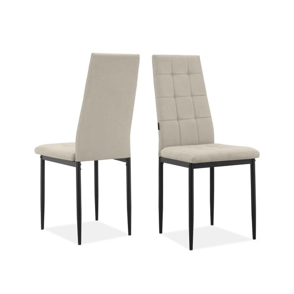 Beżowe krzesła zestaw 2 szt. Becca – Støraa-image-3