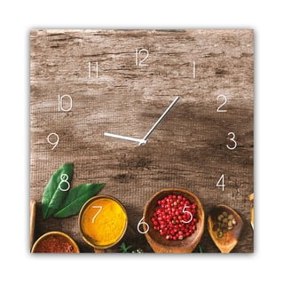 Zegar ścienny Styler Glassclock Pepper, 30x30 cm