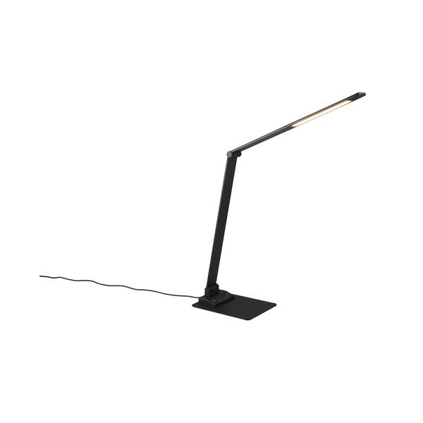 Czarna lampa stołowa LED ze ściemniaczem (wys. 72 cm) Travis – Trio-image-1