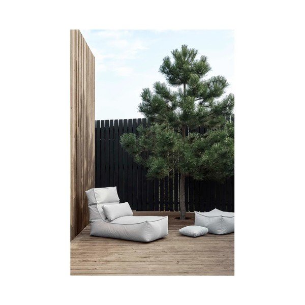 Jasnoniebieski tapicerowany leżak ogrodowy STAY – Blomus-image-2