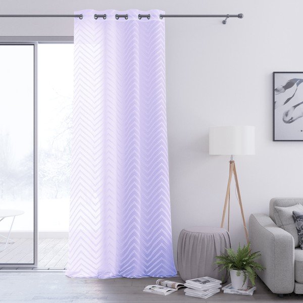 Jasnofioletowa zasłona AmeliaHome Molisa Eyelets, 140x250 cm-image-2