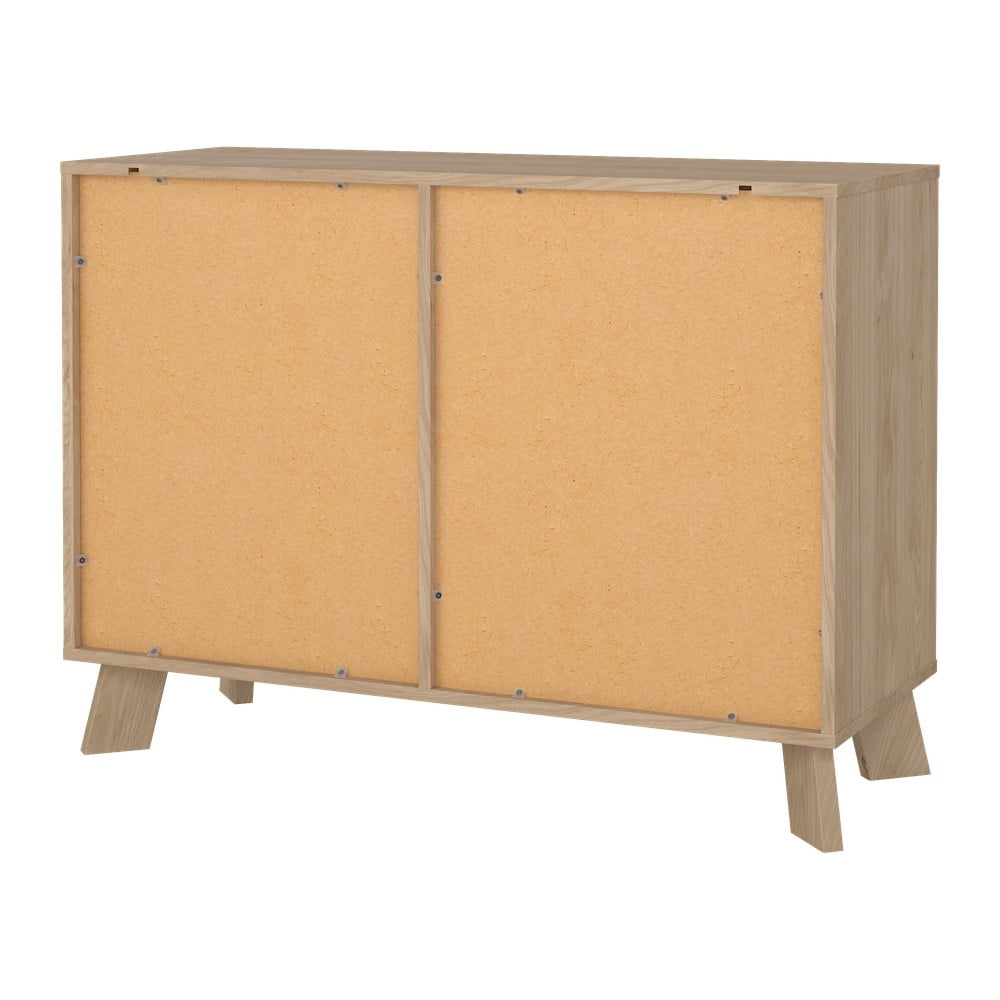 Biało-naturalna komoda w dekorze dębu 99x73x39 cm Ikast – Tvilum (zdjęcie 9)