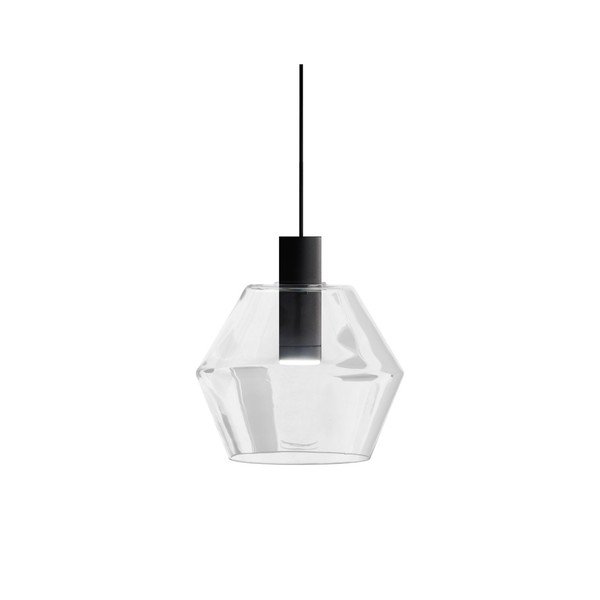 Czarno-biała lampa wisząca Markslöjd Diamant-image-1