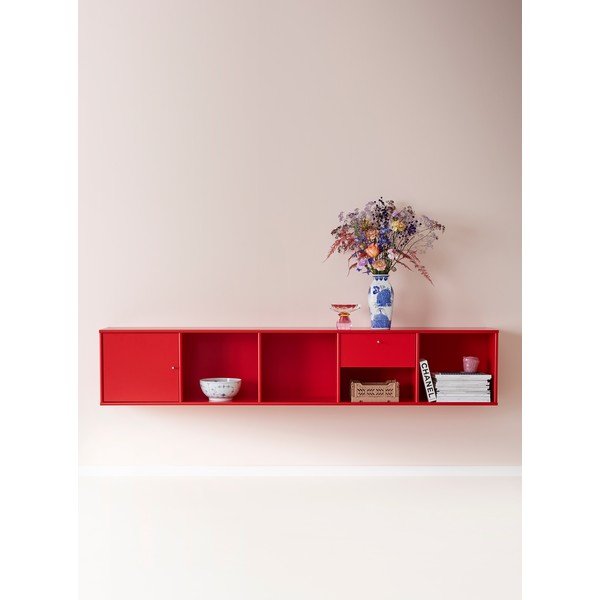 Czerwony regał ścienny Mistral 108-image-4