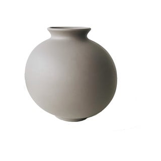 Brązowoszary ceramiczny wazon Rulina Toppy