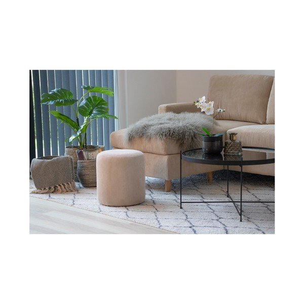 Beżowy puf House Nordic Ejby, ø 34 cm-image-2