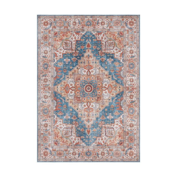 Niebiesko-czerwony dywan Nouristan Sylla, 160x230 cm