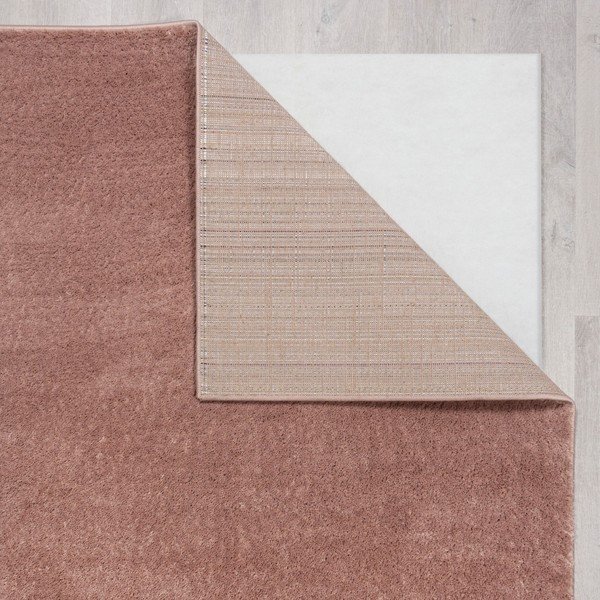Różowy chodnik z włókien z recyklingu 60x230 cm Sheen – Flair Rugs-image-2