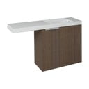 Brązowa wisząca szafka bez umywalki w dekorze sosny 50x50 cm Latus Vi – Sapho