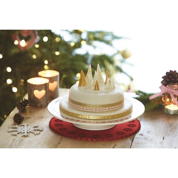 Talerz na tort Merry Little Christmas, 30 cm-image-3