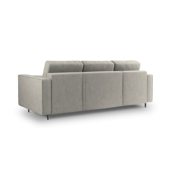 Jasnoszara rozkładana sofa Milo Casa Santo-image-4