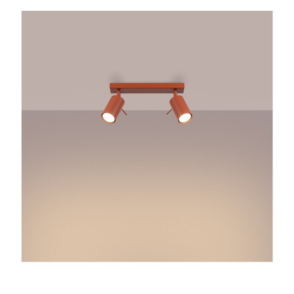 Ceglasta lampa punktowa 6x30 cm Etna – Sollux-image-2