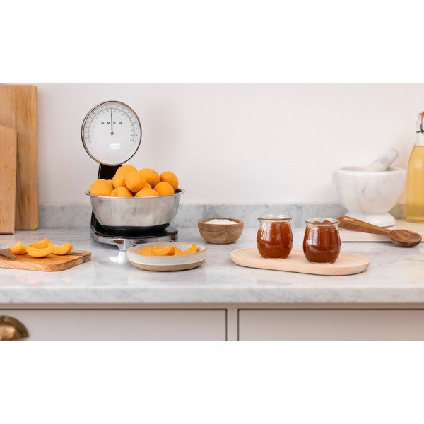 Czarna plastikowa cyfrowa waga kuchenna – SMEG-image-1