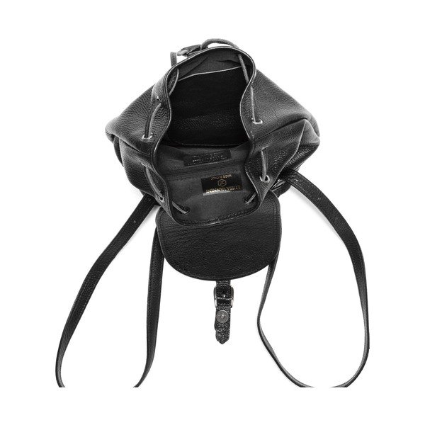 Czarny skórzany plecak Isabella Rhea no. 1200-image-4