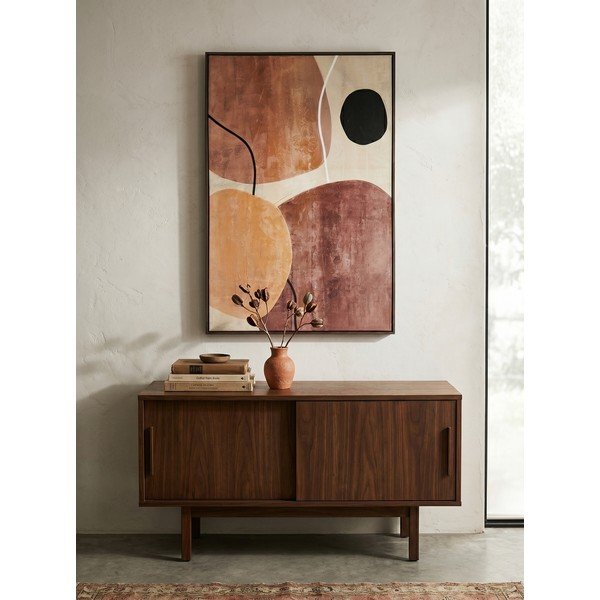 Obraz drukowany na płótnie z ręcznie malowanymi elementami z ramą w zestawie 83x123 cm Gallery – Bizzotto-image-1