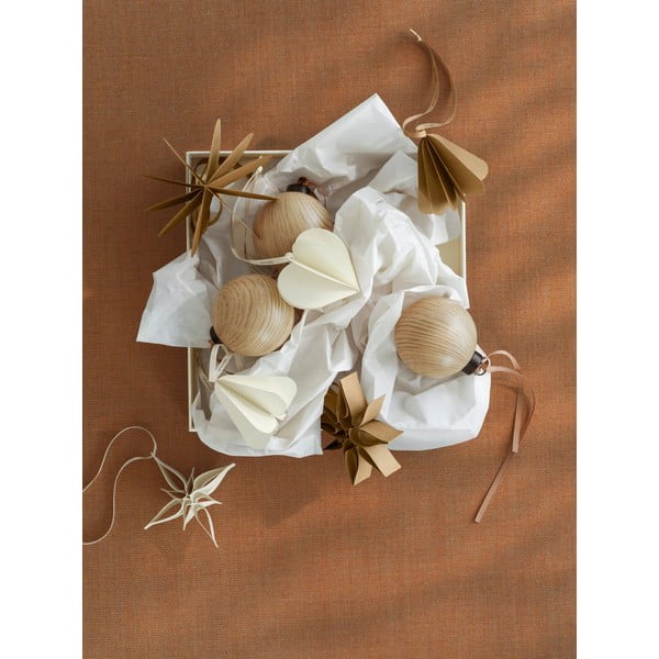 Papierowe ozdoby świąteczne zestaw 4 szt. 6,5 cm Kazary – Blomus-image-2