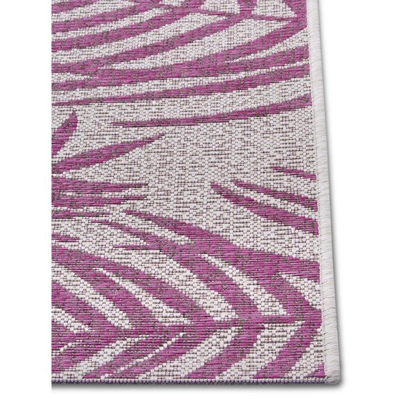 Różowo-beżowy dywan zewnętrzny NORTHRUGS Palmera, 200x290 cm-image-2