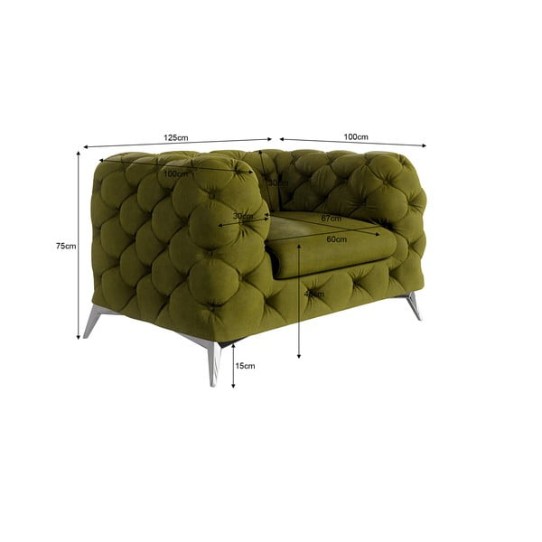 Zielony aksamitny fotel Chelsea – Ropez-image-3