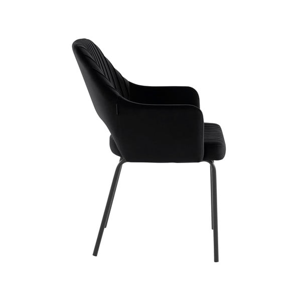 Czarne aksamitne krzesła zestaw 2 szt. Britney – Støraa-image-4