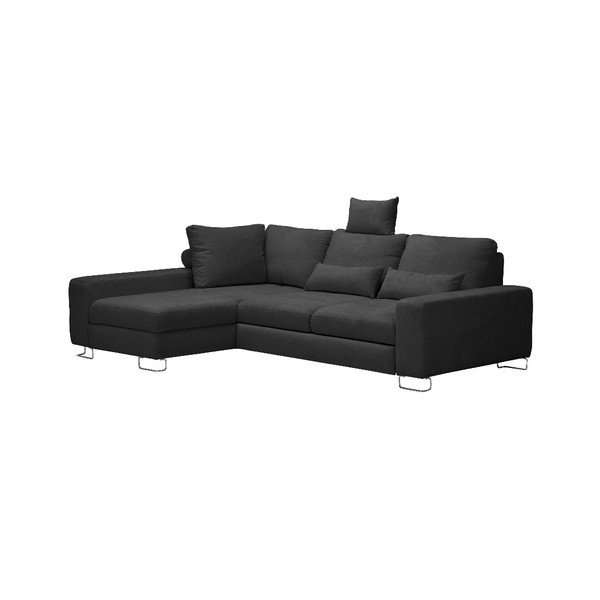 Ciemnoszary rozkładany narożnik lewostronny z poduszkami Windsor & Co Sofas Alpha-image-4