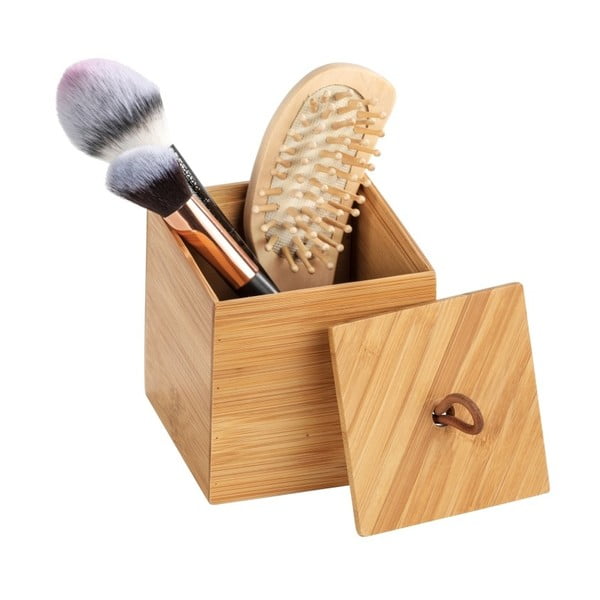 Bambusowy pojemnik z pokrywką Wenko Terra, szer. 9 cm-image-1