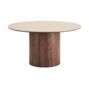 Okrągły stół z ceramicznym blatem ø 140 cm Delphi – House Nordic