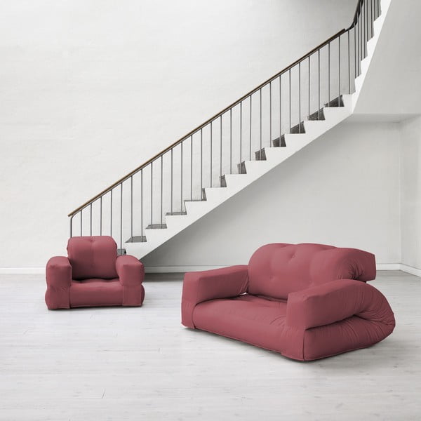 Sofa rozkładana Karup Hippo Bordeaux-image-2