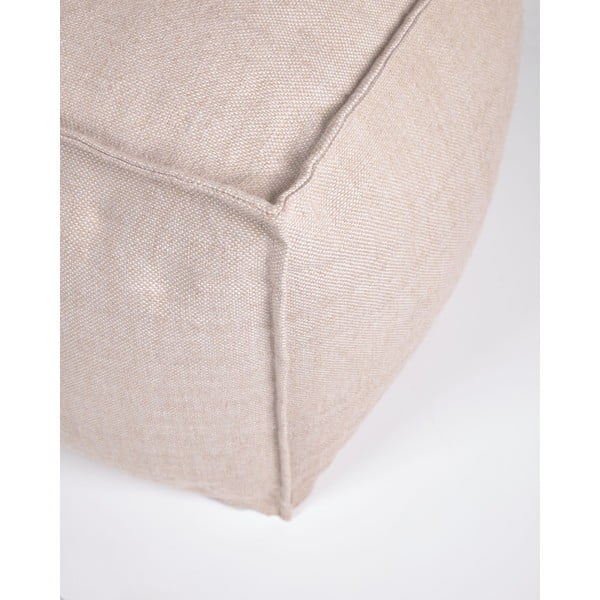 Beżowy puf ogrodowy Kave Home Leeith, 40x39 cm-image-1