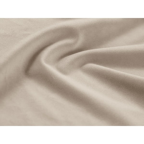 Beżowy aksamitny podnóżek Kyoto – Cosmopolitan Design-image-4