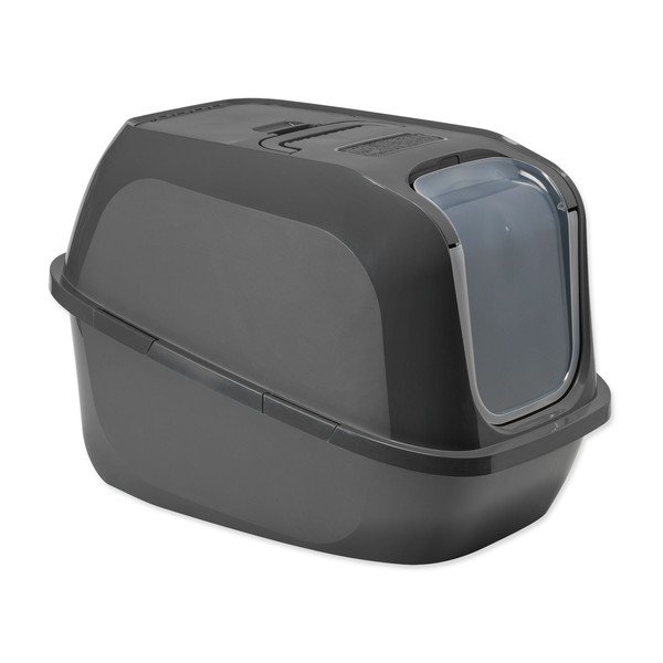 Szara kuweta dla kota 49x66 cm Moderna Mega Deluxe – Plaček Pet Products