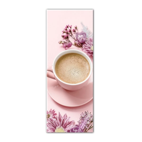 Obraz Styler Glasspik Cute Cup, 30x80 cm