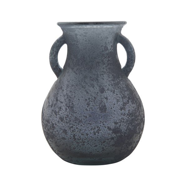 Niebieski wazon ze szkła z recyklingu Mauro Ferretti Anfora, ⌀ 11,5 cm-image-4