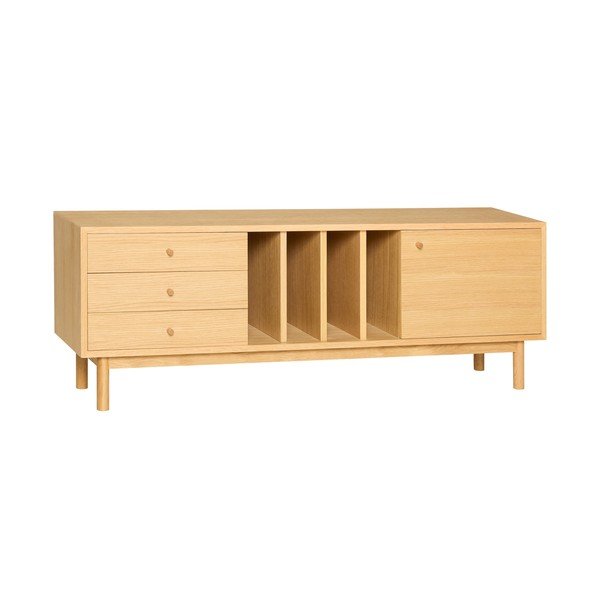 Komoda w dekorze dębu w naturalnym kolorze 140x50x37 cm Nobby – Hübsch-image-3