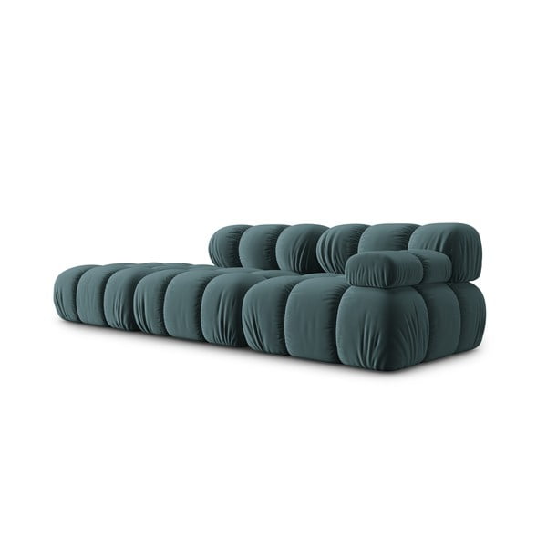 Morska aksamitna sofa 282 cm Bellis – Micadoni Home-image-3