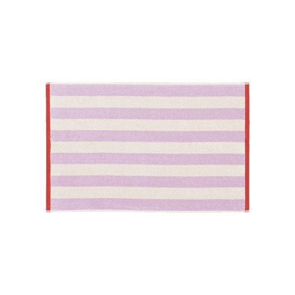 Lawendowy/kremowy bawełniany ręcznik frotte 50x80 cm Gobo – noo.ma-image-2