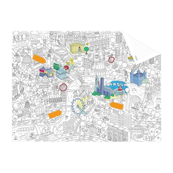 Kieszonkowa mapa-kolorowanka London