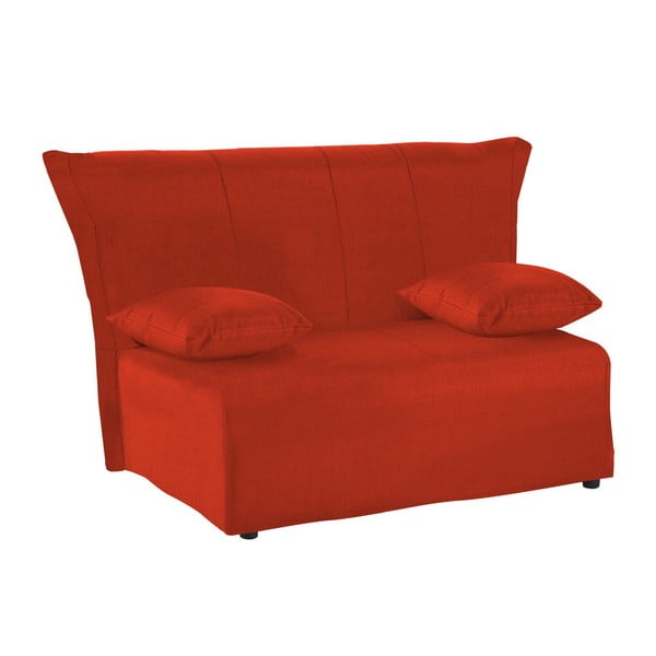 Czerwona rozkładana sofa dwuosobowa 13Casa Cedro