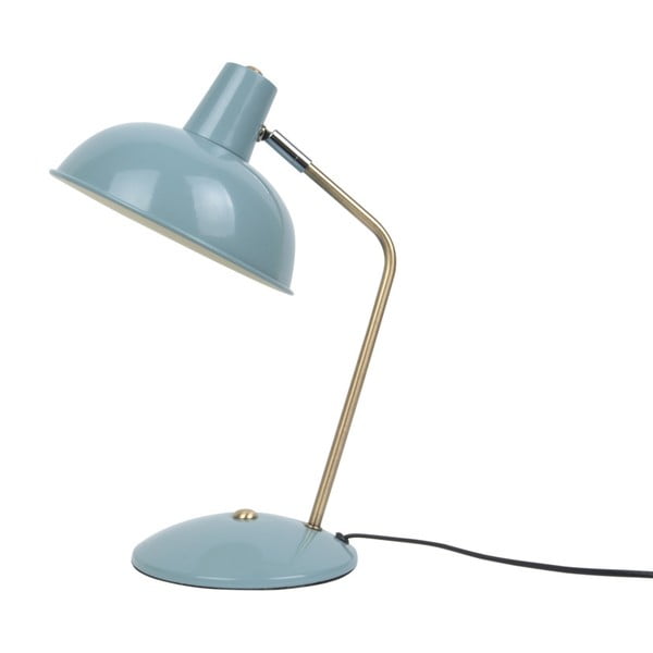 Jasnoniebieska lampa stołowa Leitmotiv Hood
