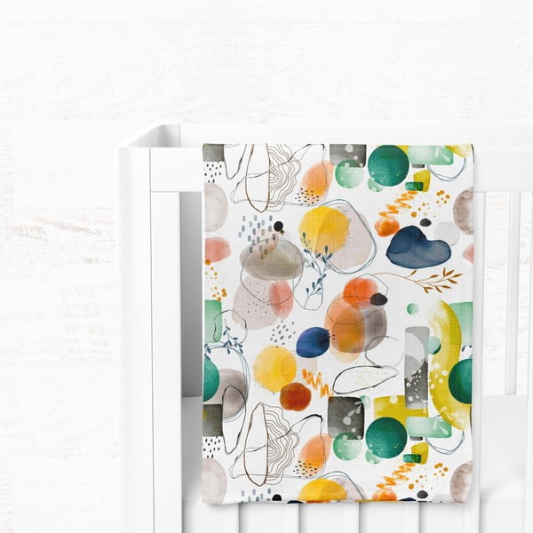 Koc dziecięcy muślinowy 75x100 cm Bohem – Mijolnir-image-3